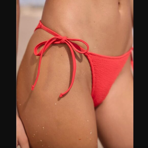 [SET] Aerie Crinkle Bikini Set - Resort Red - Picture 7 of 8